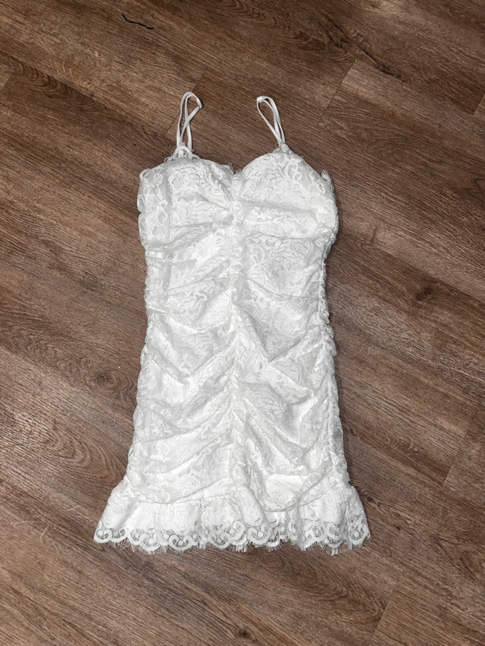 WOMENS Storia Lace detail spaghetti strap mini dress size Large